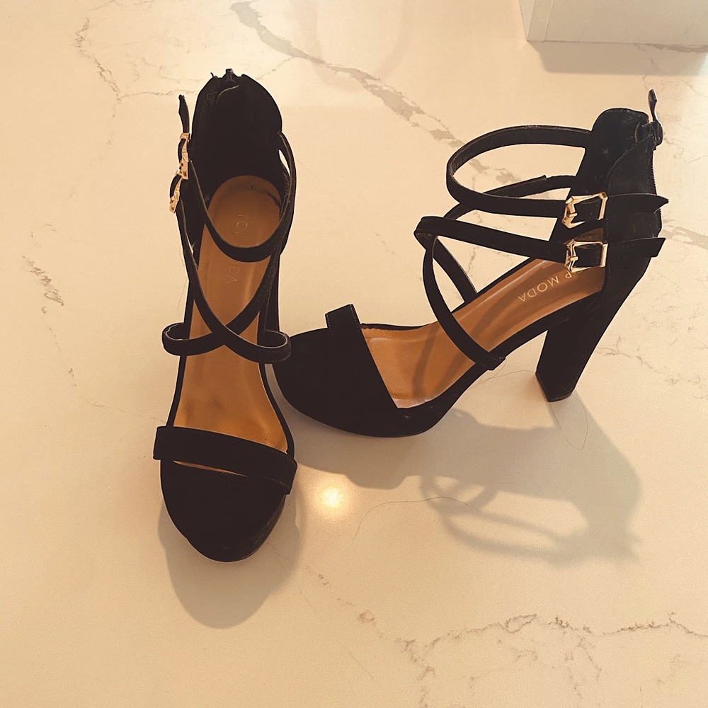 Black heels